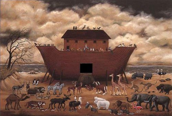 كم عدد الذين ركبوا السفينة مع نوح
